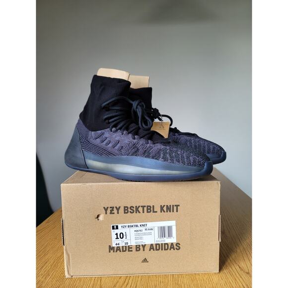 adidas Yeezy Basketball Knit - Slate Onyx - Size 10.5M - HQ6762 - Brand New!